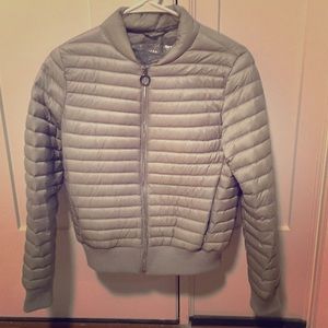 Michael Kors Packable Down Fill Bomber Jacket